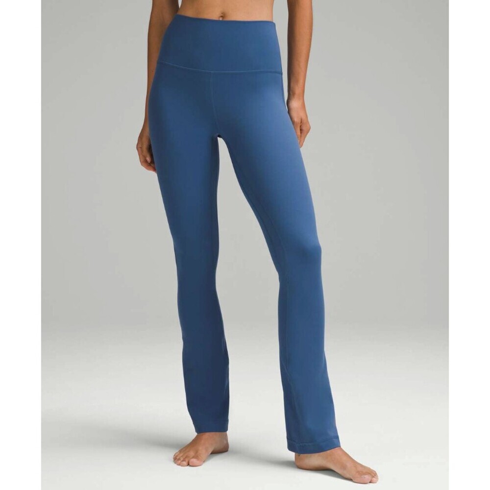 Lululemon Align High-Rise Mini-Flared Pant *Extra Short Pitch Blue Size 12